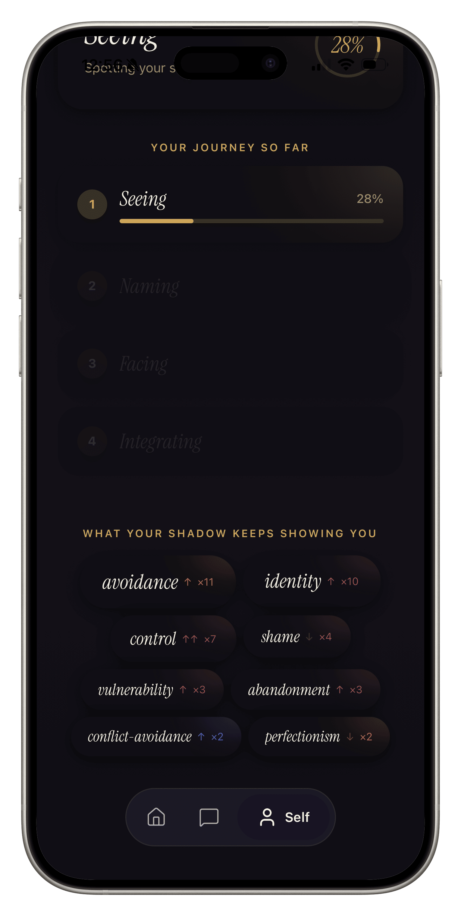 Shadow AI pattern cloud screen
